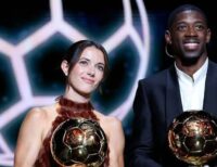 Ballon d’Or 2025 Winners Ousmane Dembélé, Aitana Bonmatí & Rising Star Lamine Yamal Kopa Trophy
